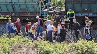 Yük treninin çarptığı 89 yaşındaki yaşlı kadın öldü