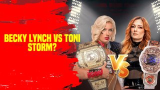 AEWs Toni Storm fought WWE's Becky Lynch, who would win