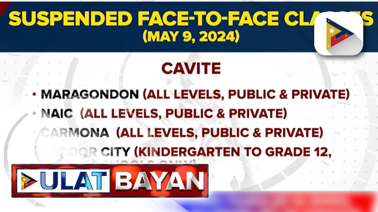 On-site classes sa ilang paaralan sa bansa, sinuspinde dahil sa matinding init ng panahon