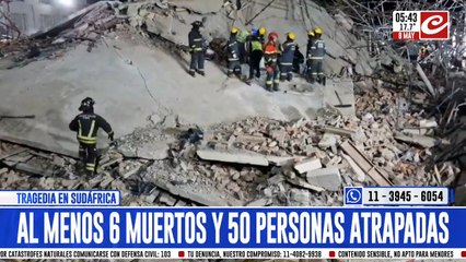 Derrumbe en una obra en construcción deja varios muertos