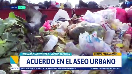 Trabajadores de aseo logran acuerdo para restablecer el recojo desde este miércoles