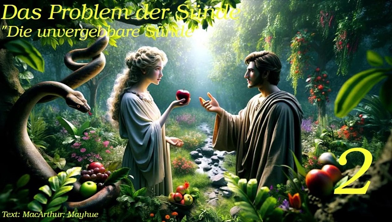 Das Problem der Sünde - Teil 2