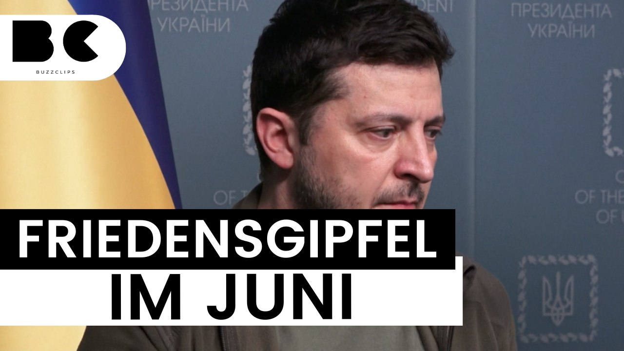 Selenkyj drängt auf Friedensgipfel im Juni