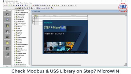 0034 - Modbus library on step7 microwin 4.0 Download and install