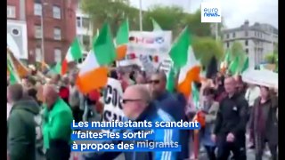 Irlande : une manifestation anti-immigration rassemble des milliers de personnes à Dublin