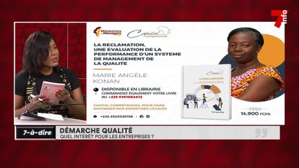 7-à-dire |  Marie Angèle Konan, auditeur du prix ivoirien de la qualité (2)
