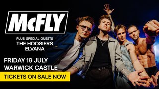 McFly to celebrate 21st birthday with party gig at Warwick Castle