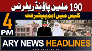 ARY News 4 PM Headlines 8th May 2024 | 190 Million Reference Case - Latest Update
