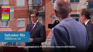 Salvador Illa anuncia a quien pondrá al frente de la política de seguridad si preside la Generalitat