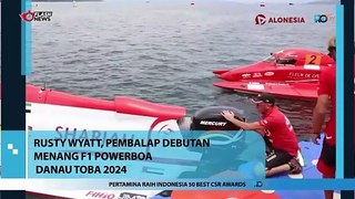 Rusty Wyatt, Pembalap Debutan Menang F1 Powerboa Danau Toba 2024