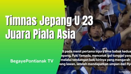 Drama Pinalti Antar Jepang U 23 Juara Piala Asia 2024