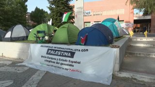 Empiezan las protestas por Palestina en la Universidad Complutense de Madrid