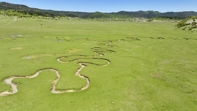 Karagöl Yaylası ilkbaharda göz kamaştırıyor