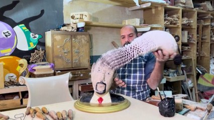 Egyptian Artist Transforms Waste into Stunning Works of Art
