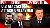 Putin Retaliates With Drone Strikes After U.S Sent ATACMS Set Ablaze Russia's Luhansk Oil Facility