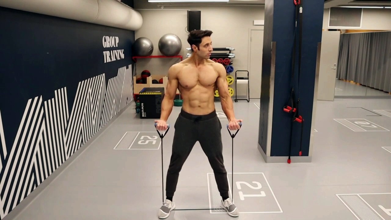 Biceps curl band