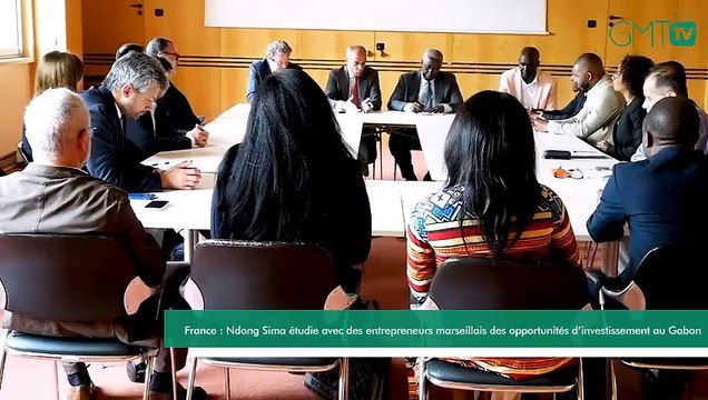 [#Reportage] France : Ndong Sima étudie avec des entrepreneurs marseillais des opportunités d’investissement au Gabon