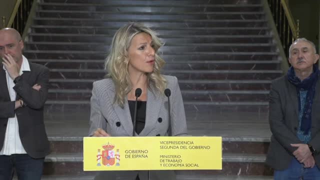 Yolanda Díaz sobre el subsidio por desempleo: No es ninguna paguita, es un derecho de las personas trabajadoras
