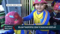 Edukasi Transportasi, Siswa TK Diajak Naik Kereta Api