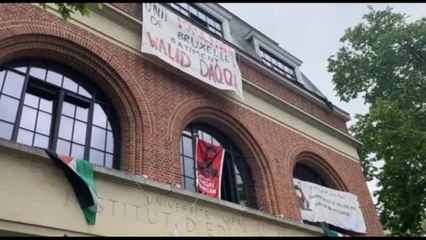 Dilaga protesta degli studenti pro-Gaza, occupato campus a Bruxelles