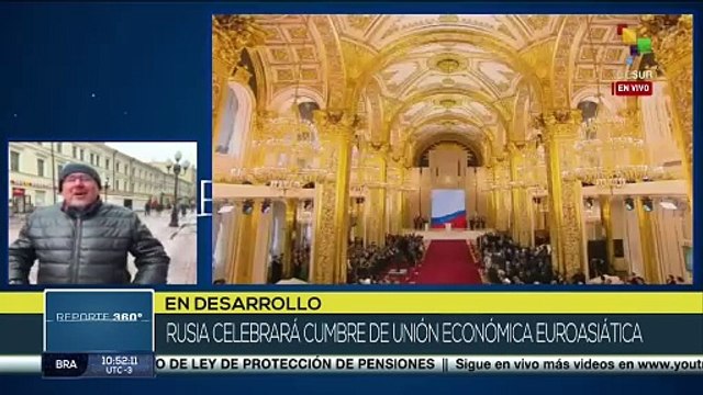 Aniversario 64 de la Cumbre Económica Euroasiática en Moscú
