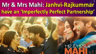 Janhvi Kapoor and Rajkummar Rao look Perfect-Together in ‘Mr & Mrs Mahi’ Poster