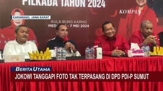 Fotonya Dicopot DPD PDIP Sumut, Jokowi: Hanya Foto Saja