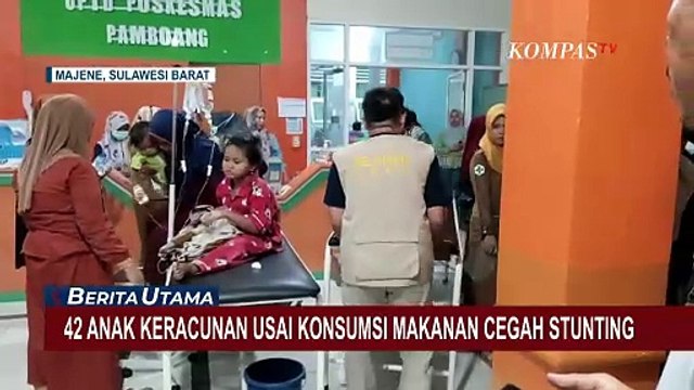 42 Anak di Majene Keracunan Massal Usai Santap Makanan Program Cegah Stunting