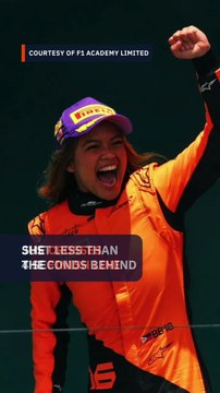 Steadily improving, Bianca Bustamante earns maiden podium finish in 2024 F1 Academy