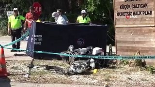 Okul Müdürü motosikletiyle eve dönüş yolunda trafik kazasında hayatını kaybetti