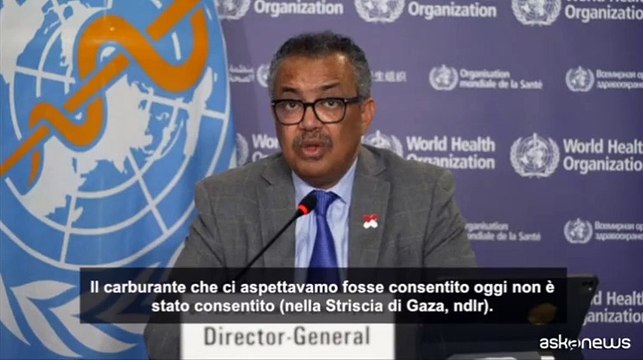Oms: solo 3 giorni di carburante per ospedali nel sud di Gaza
