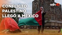 Migrantes palestinos llegan a México y sujetos se pronuncian en Ciudad Universitaria I Todo Personal