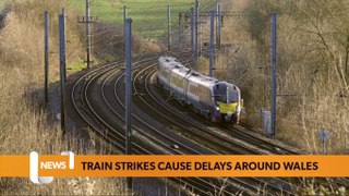 Train strikes cause delays across Wales