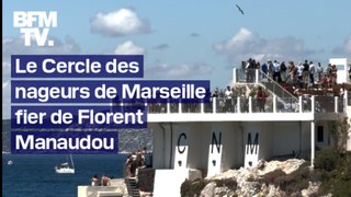 JO 2024: au Cercle des nageurs de Marseille, voir Florent Manaudou porter la flamme est 