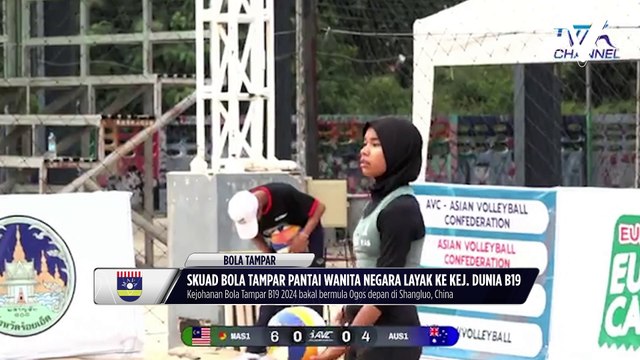 Skuad Bola Tampar Pantai Wanita Negara layak ke Kejohanan Dunia B19