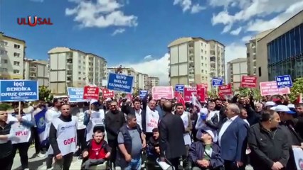 PKK'nın uzantısı DEM Parti'nin işten attığı emekçiler eylemde