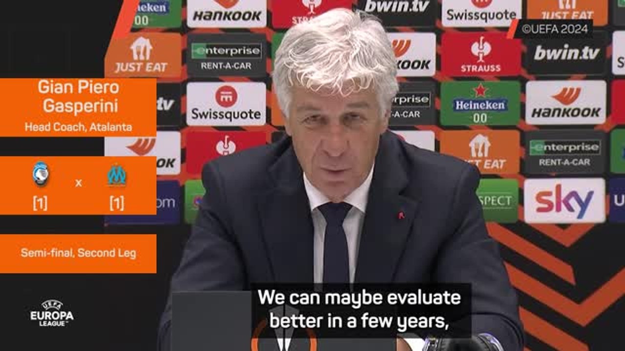'Don't ever set a bar' - Gasperini on Atalanta success