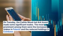 Cathie Wood's Ark Invest Swoops In To Buy The Palantir Dip — Purchases Stock Worth $29M — Offloads Coinbase Shares Worth Over $15M