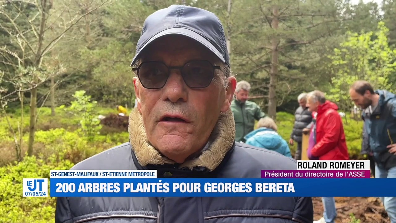 Une plantation d'arbres en hommage à Georges Bereta