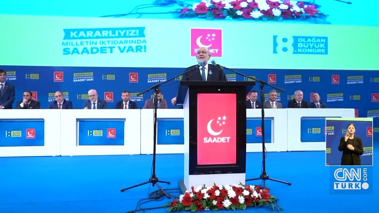 Saadet Partisi'nden 30 Haziran'da olağanüstü kongre kararı