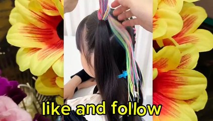 Pony tail hair style easy way to learn ponytail | kids fun