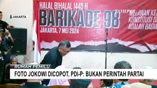 Soal DPD PDIP Sumatera Utara Copot Foto dan Respons Hasto, Jokowi: Cuma Foto