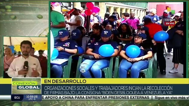 Recolección de firmas en Venezuela contra sanciones