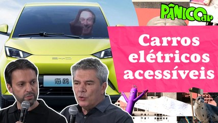 RUFFO E BALDY ESTACIONAM NO P NICO PARA FALAR SOBRE ELETRIFICAÇÃO DA MOBILIDADE URBANA