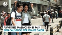 Apagones masivos en el país son causados por ola de calor