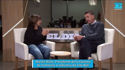 Martín Bizet, Presidente de la Cámara de Comercio e Industria de City Bell.