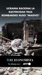 Ucrania raciona la electricidad tras bombardeo ruso "masivo"
