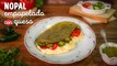 Receta de nopal empapelado con queso ¡En menos de 30 minutos!