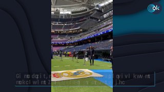 Ya es viral: el detallazo de Río Ferdinand con el escudo del Real Madrid en el Bernabéu