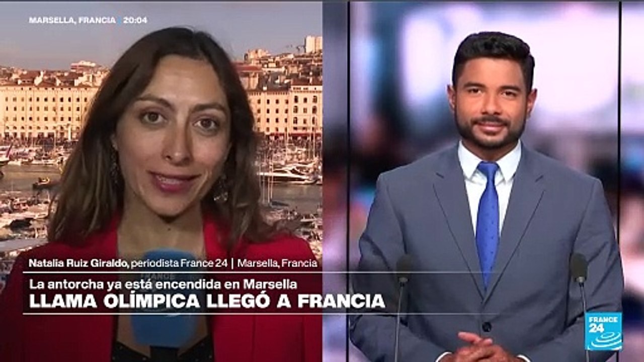 Informe desde Marsella: la antorcha olímpica llega a Francia con una gran ceremonia de bienvenida